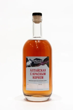 Алтайская с красным корнем, настойка 1 шт / Лаборатория самогона (Подарок, Выгодная упаковка)