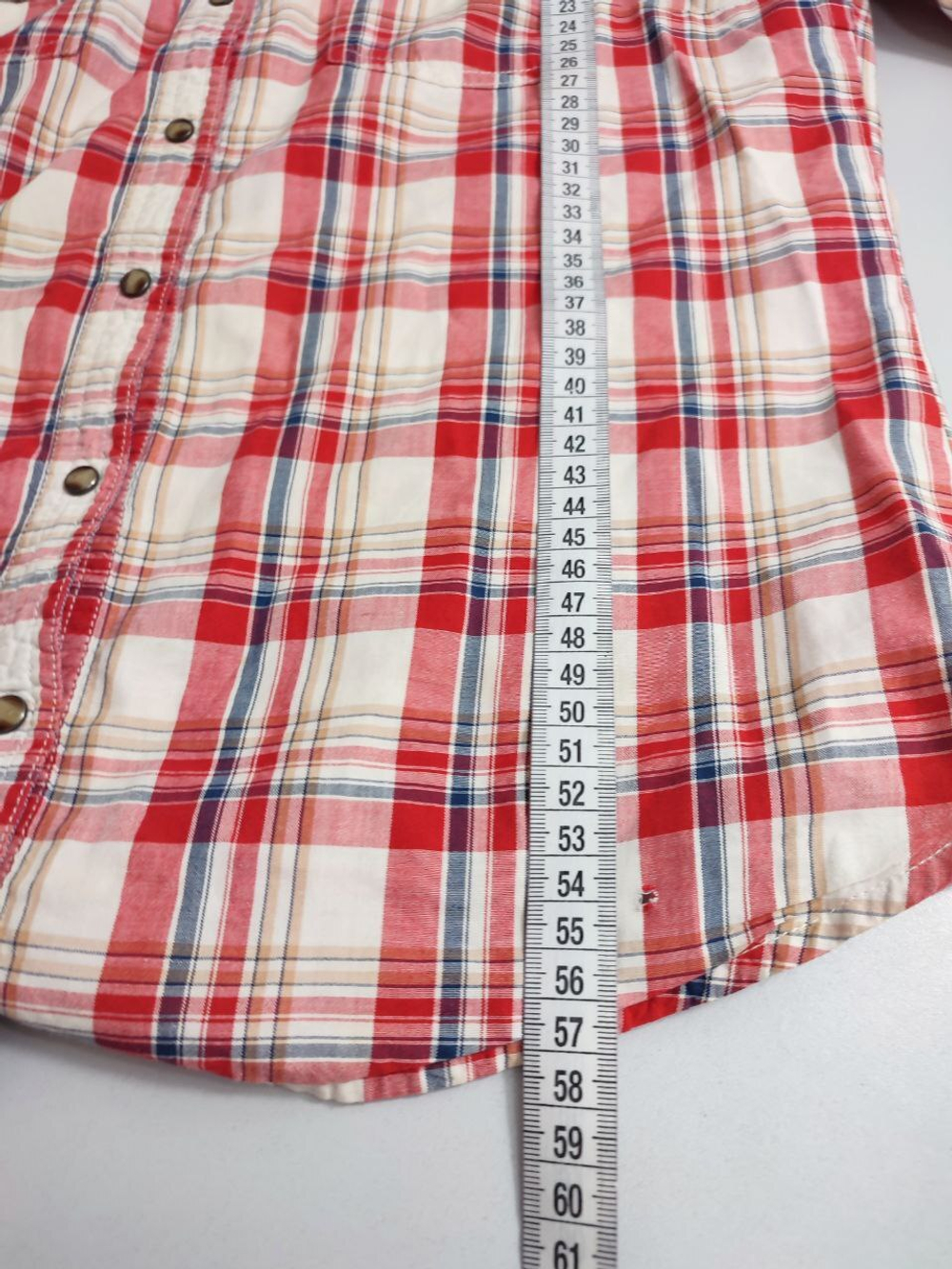 Рубашка Mango  в клетку 42 размер