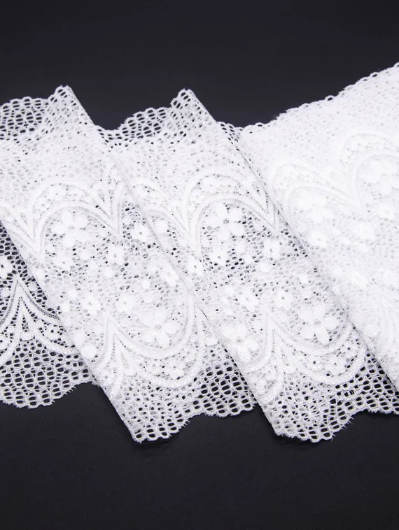 03-150 Кружево эластичное 18 см, белый