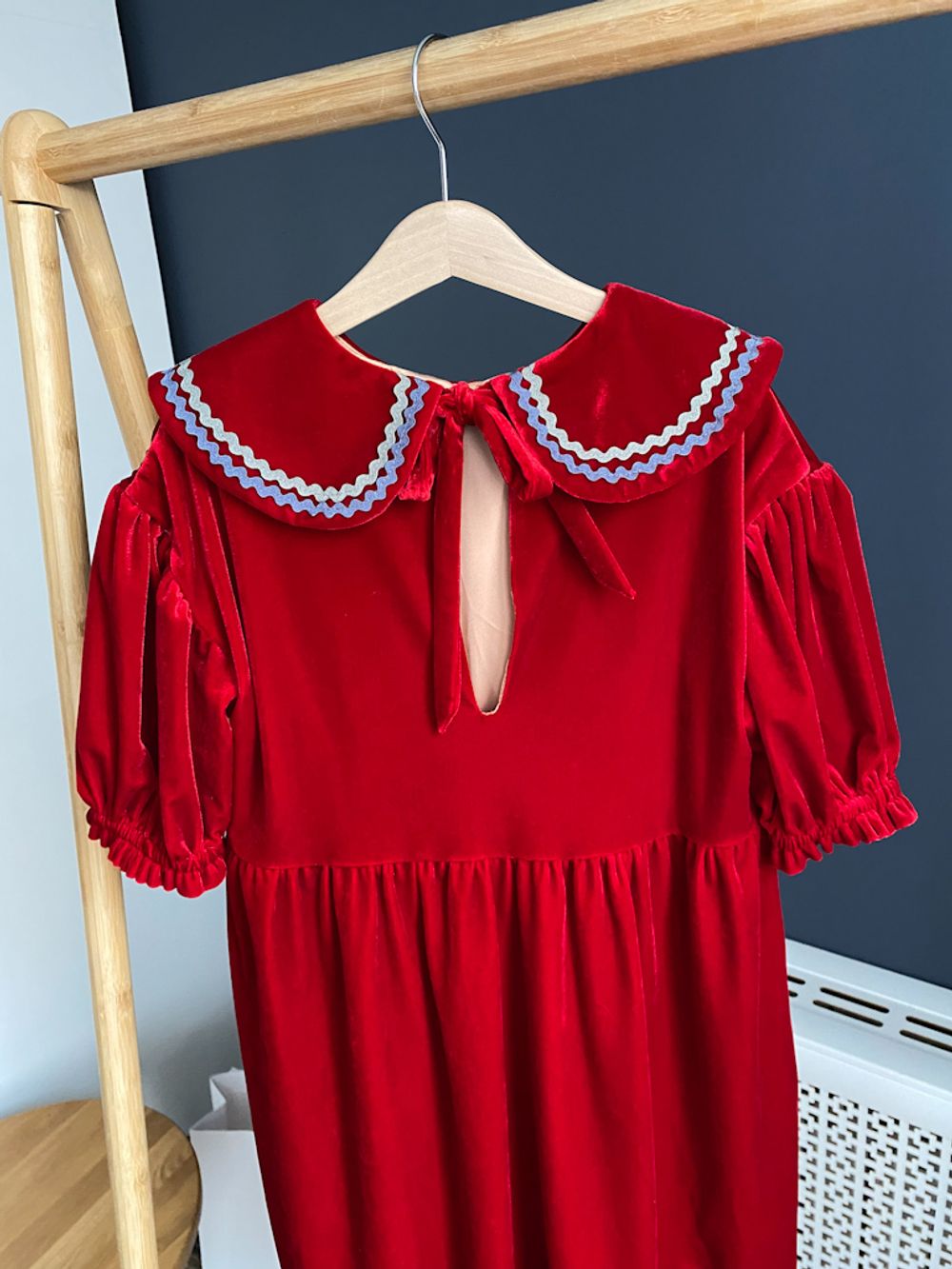 Бархатное платье Marzipan, 140