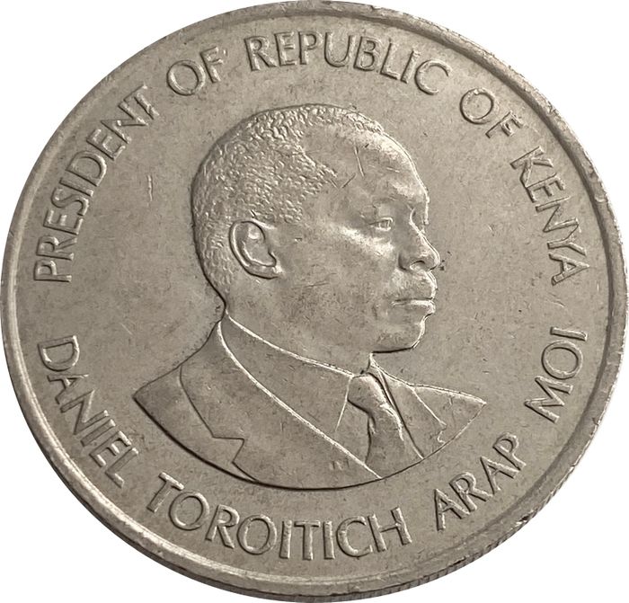 1 шиллинг 1989 Кения XF