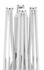 Зонт профессиональный четырехкупольный 6х6 м Scolaro Galaxia Quattro Starwhite, белый