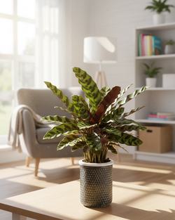 Калатея Leopard Pattern д.11, горшок с автополивом