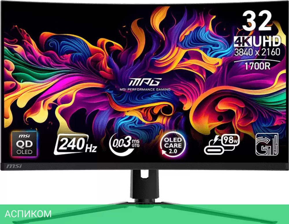 Игровой монитор MSI MPG 321CURX QD-OLED