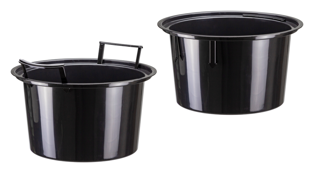 Кашпо ДЮНА D340мм 9/42л H 630мм со вставкой