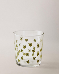 Zara Home стакан из стекла, цвет зелёный, 9 см · 0285/401
