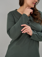 Лонгслив Л-004/зеленый