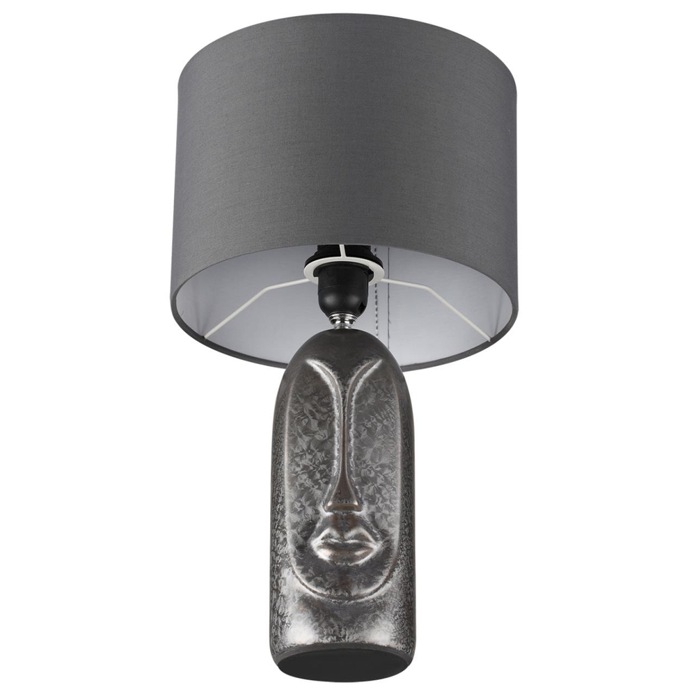 8146/1T MODERNI LN26 474 серый, керамика/текстиль Настольная лампа Е27 1*60W 220V AKIVI