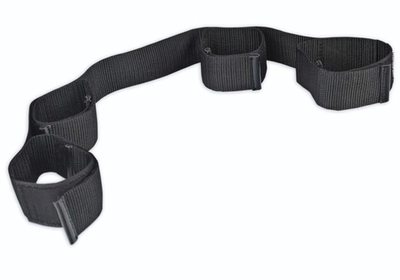 Фиксация для запястий и лодыжек на липучках (Цвет: черный)
