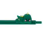 Ручка шариковая "Динозавр"0,7мм, механическая, синяя, 3 цвета микс