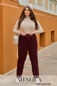 Брюки 5381-бордо Minova