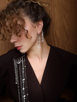 Серьги "Hope" с горным хрусталём