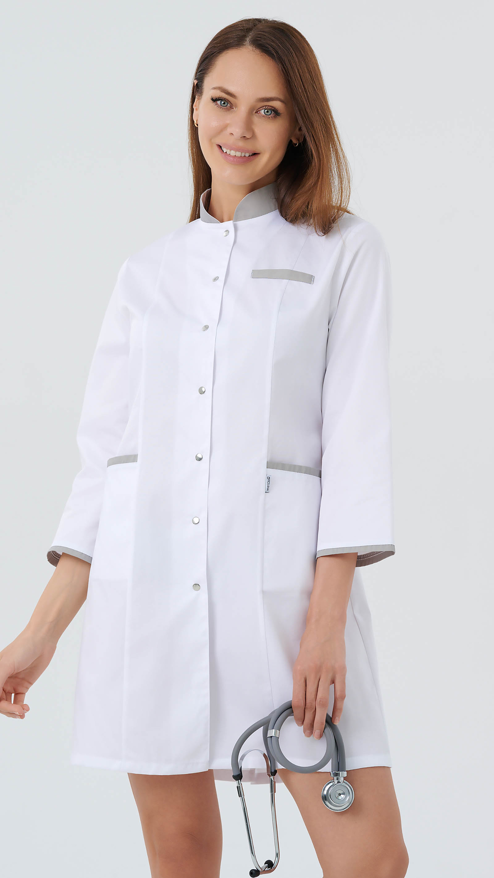 Халат Каролина CVC на кнопках №20