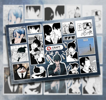 Стикерлист "Человек-бензопила" - Аки