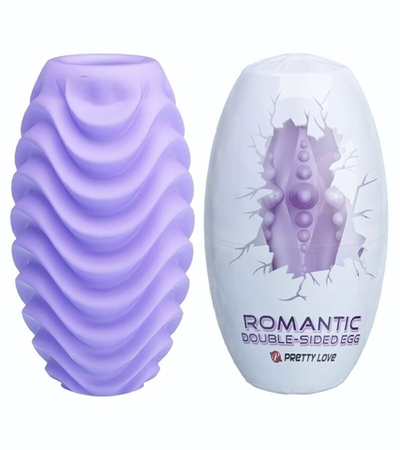 Двусторонний мини-мастурбатор Romantic (Цвет: сиреневый)