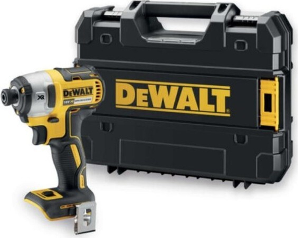 Дрель-шуруповерт аккумуляторная DeWALT DCF 887 NT ударный, бесщеточный, без АКБ и ЗУ DCF887NT