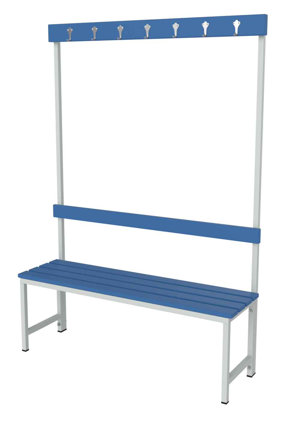 Скамейка-вешалка СК-3-1500, 1500х350х1700 мм