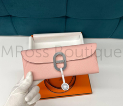 Сумка-клатч Hermes Maillon To Go Wallet в розовом цвете