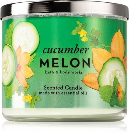 Bath & Body Works Cucumber Melon - ароматическая свеча /   411  g  / GTIN 667554402577