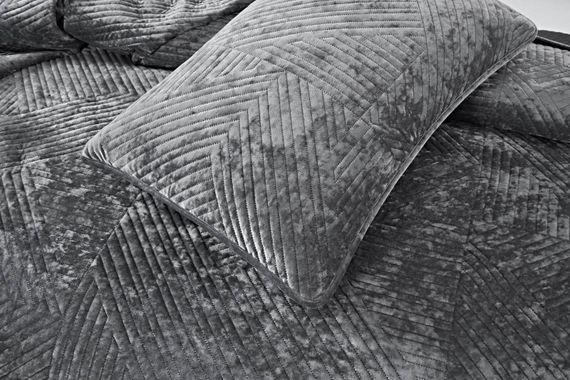 Патрисия (серая 1) Покрывало 240х260