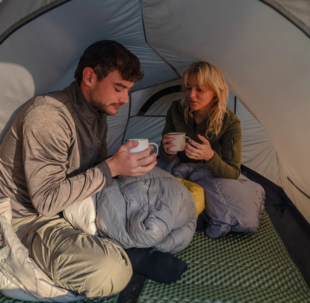 Палатка Naturehike Opalus Si 3-местная, алюминиевый каркас, темно-зеленая