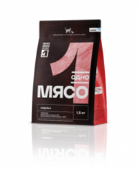 Одно мясо 0,4кг Сухой корм для котят и беременных кошек с Индейкой