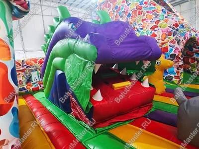 Коммерческий надувной батут Средневековое приключение 2