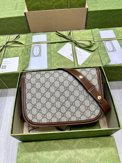 Сумка Gucci 1955 Horsebit коричневый
