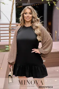 Платье 8654-мокко Minova