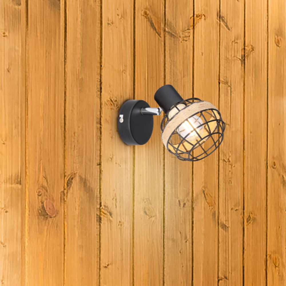 Светильник настенно-потолочный спот Rivoli   7033-701 1 х E14 40 Вт поворотный