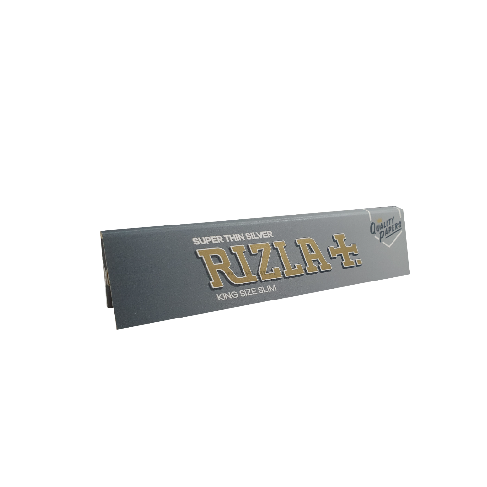 !Бумага для сигарет "Rizla+" KS Silver 32л*50шт