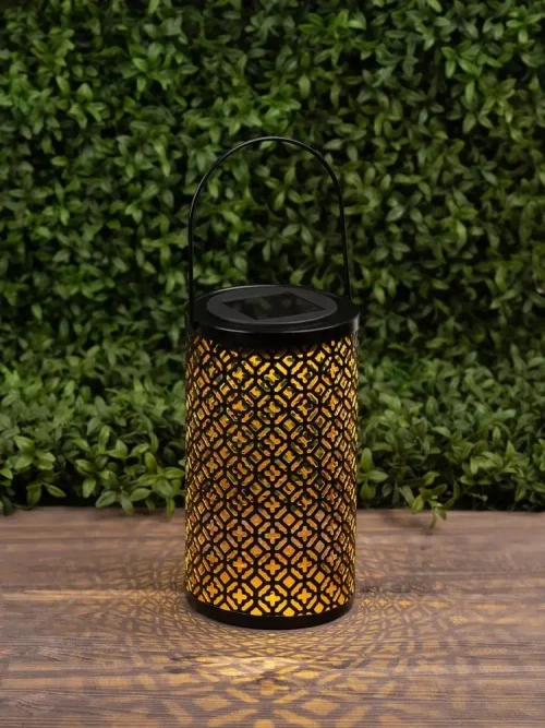 Светильник на солнечной батарее уличный подвесной ЭРА ERASF22-44 Орнамент 19 см