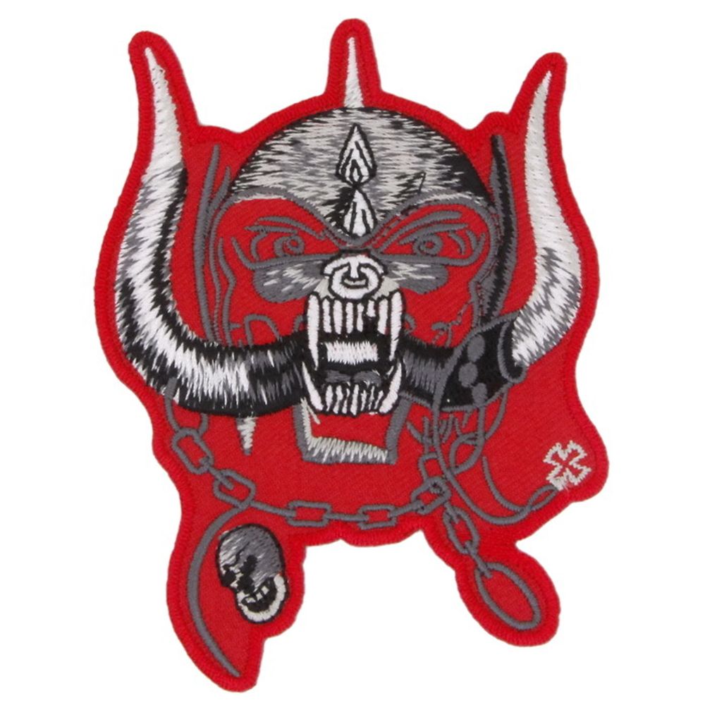 Нашивка Motorhead (лого, красная)