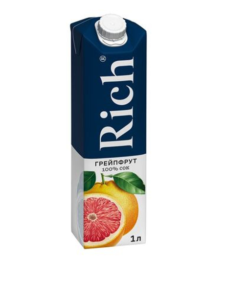 Сок Rich "Грейпфут" 1,0 л. (12 шт. в упаковке)