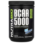 NutraBio, BCAA 5000, голубая малина, 444 г (0,98 фунта)