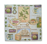 Декоративная гобеленовая салфетка Мятный чай 32х32