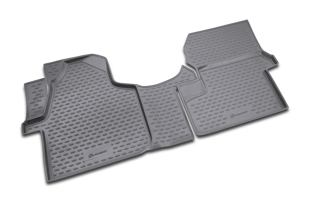 Коврики Standard, в салон для VW Crafter 2006-2015, 2 шт. (полиуретан, чёрные) Element.NLC.51.24.210