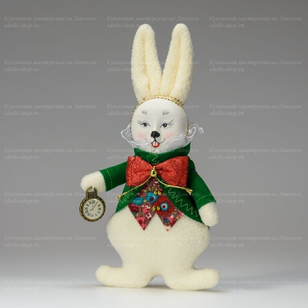 Ёлочная игрушка Белый кролик