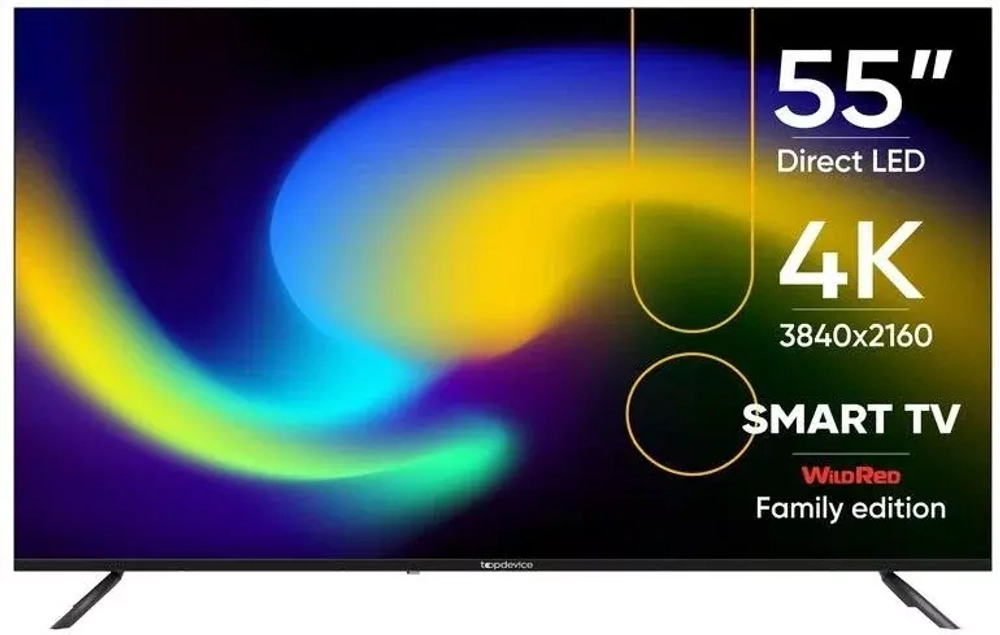 Телевизор ЖК 55" Topdevice TDTV55BS06U_BK черный