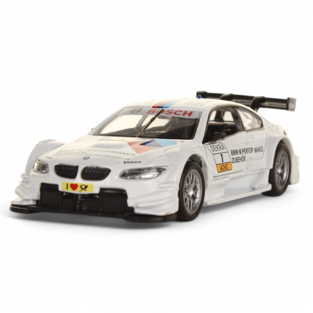 Модель ин. мет. "BMW M3 DTM" 11,3см, двер, белый, коробка 67318 (96) (Технопарк)