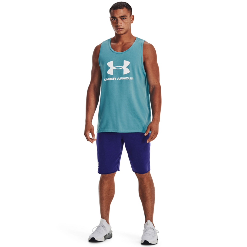 Мужские теннисные шорты Under Armour Rival Terry Shorts Men - Dark Blue