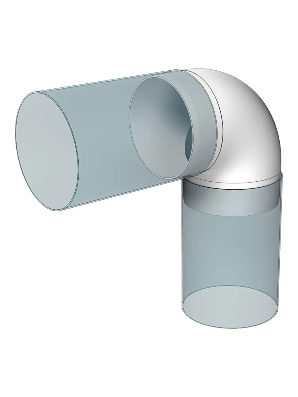 Колено круглое угол 90 D100 10ККП 90 ERA