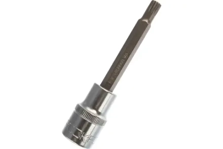 Головка-бита SPLINE 12-лучевая Premium M8 1/2" (L-100мм) ROCKFORCE RF-34810008PR
