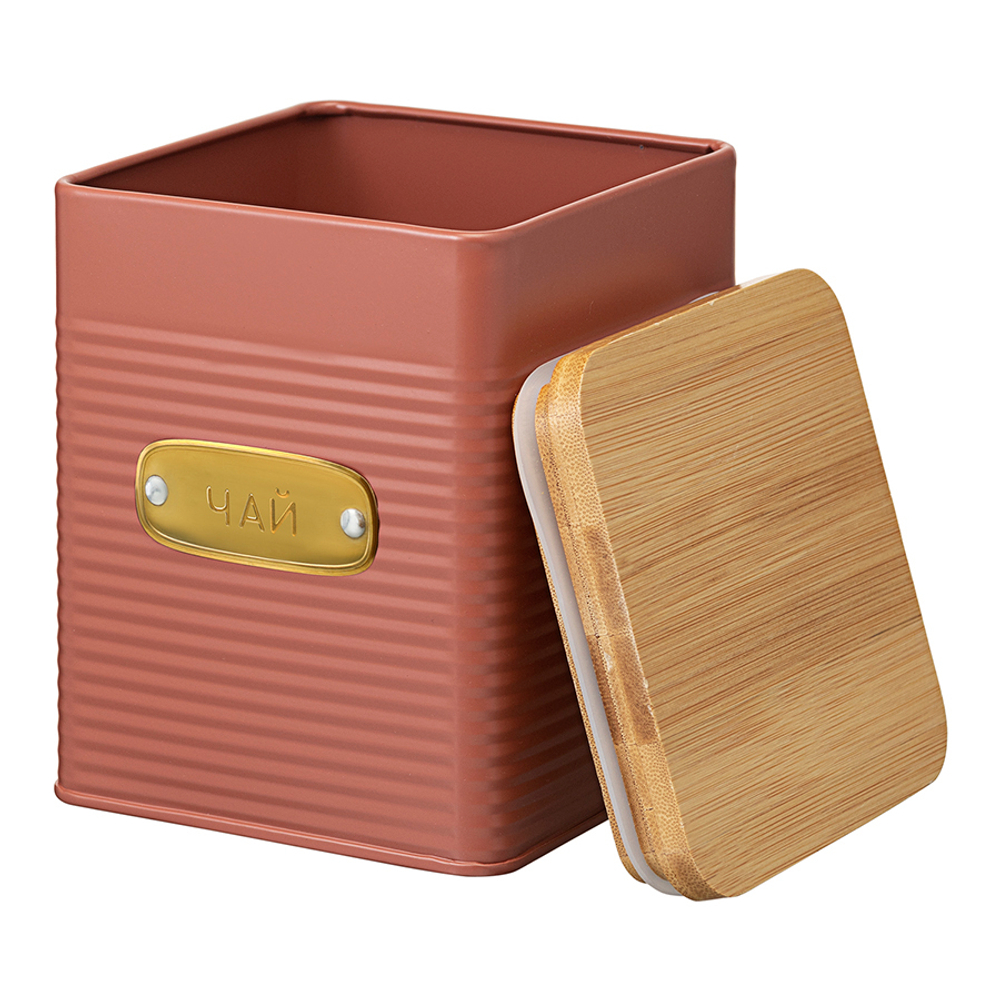 Банка для хранения чая irmel, 1,7 л, терракота