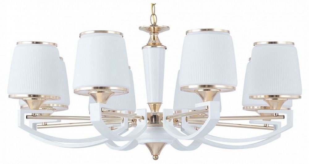 Подвесная люстра Arte Milano Florentia-2457 302457/8 Wh/Gd