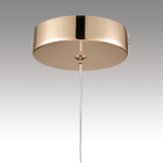 8083/1A LEDIO LN25 320 золото/прозрачный, металл/акрил Подвесной светильник LED 1*3W 220V RIMINI