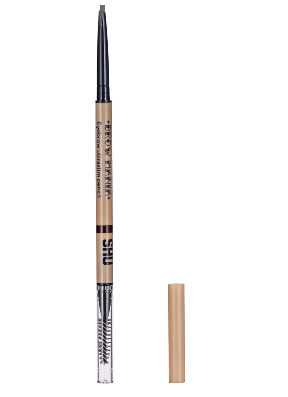 SHU Карандаш для бровей Brow Mania, ультратонкий, тон №222, Коричневый, 0,1 гр
