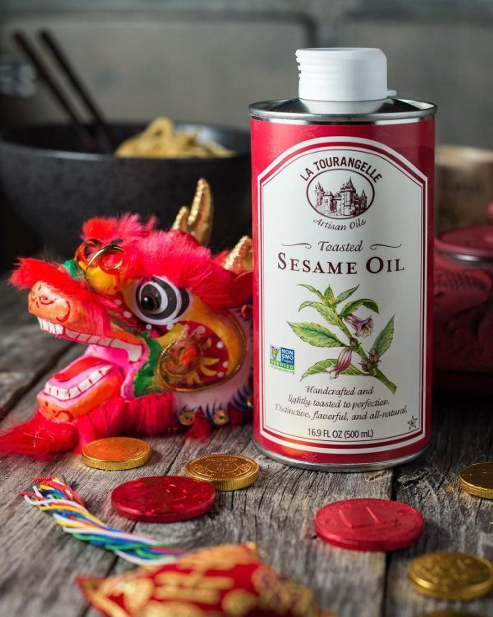 Масло  кунжутное нерафинированное La Tourangelle 250 мл, Франция