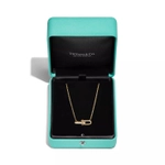 Подвеска из жёлтого золота 18k с бриллиантами, Tiffany 💎Hard Wear Double link