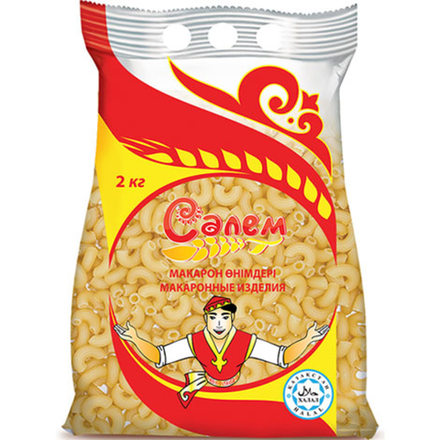 Макароны Салем Рожки рифленные 2 кг